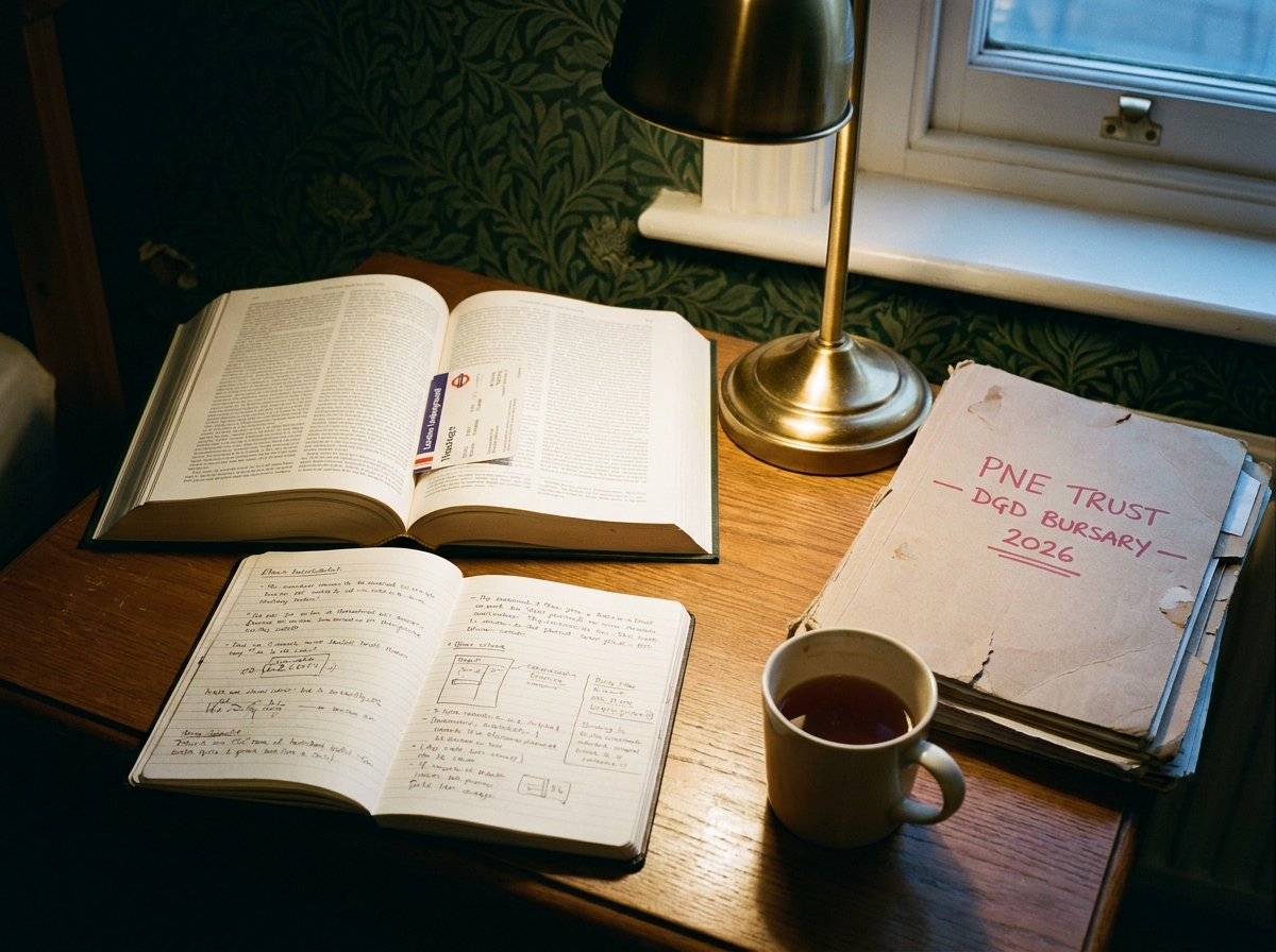 A man in his sixties sits on a chapel pew, head bowed, with a leather-bound psalter in his hands.
